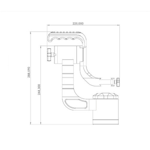 Produktabbildung Rifle Gimbal Mount Gewehr-Stativkopf