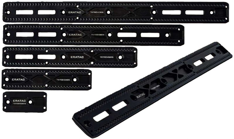 Produktabbildung ARCA-Rails für M-LOK® Handschutz / 10 Slots