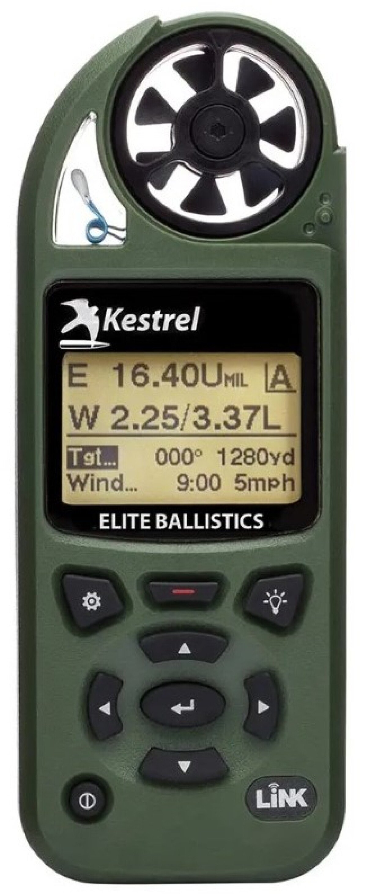 Produktabbildung 5700 Elite Ballistics Wetter-Station / Oliv