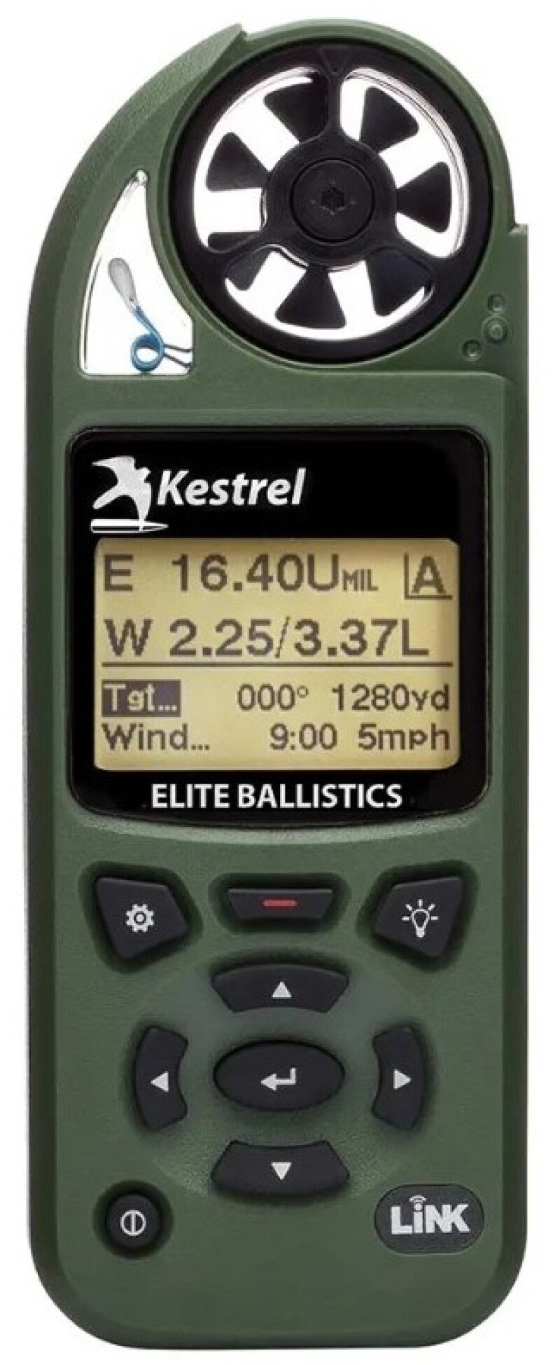 Produktabbildung 5700 Elite Ballistics Wetter-Station / Oliv