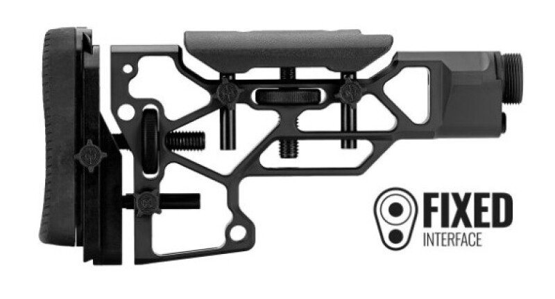 Produktabbildung Skeleton Rifle Stock V5 / Kurz / Schwarz