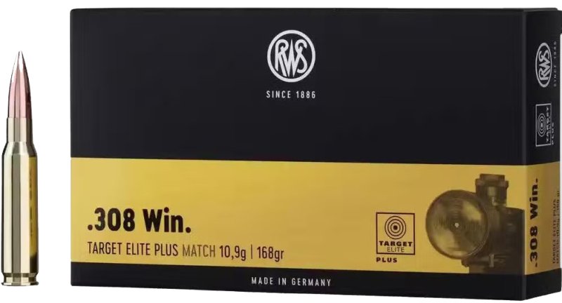 Produktabbildung Target Elite Plus / .308 Win / 168gr (10,9g)