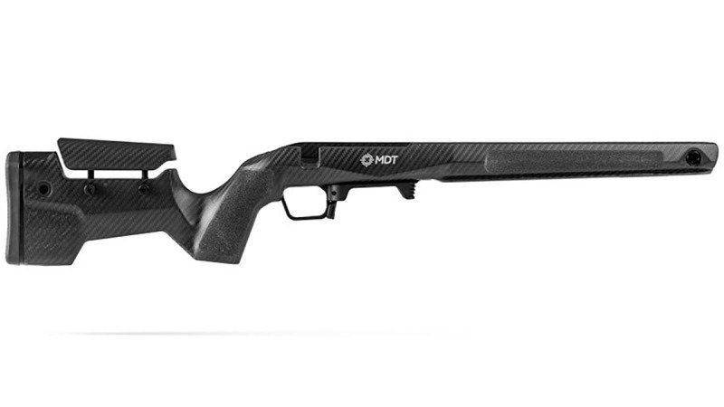 Produktabbildung CRBN Rifle Stock / Remington SA / Precision Bottom Metal / Black Carbon Fiber