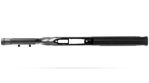 Produktabbildung CRBN Rifle Stock / Remington SA / Precision Bottom Metal / Black Carbon Fiber
