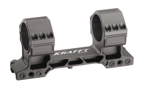 Produktabbildung Blockmontage leicht / 40mm / BH 25mm / 0 MOA / Titangrau