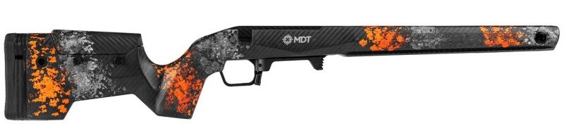 Produktabbildung CRBN Rifle Stock / Remington SA / Precision Bottom Metal / Hunter Orange Grey