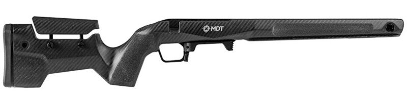 Produktabbildung CRBN Rifle Stock / Remington SA / Precision Bottom Metal / Clearcoat Carbon Fiber