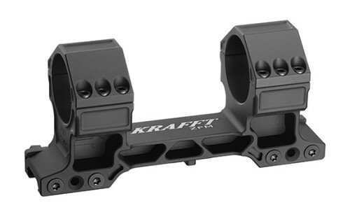 Produktabbildung Blockmontage leicht / 34mm / BH 25mm / 0 MOA / Schwarz matt