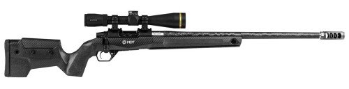 Produktabbildung CRBN Rifle Stock / Remington LA / Precision Bottom Metal / Clearcoat Carbon Fiber