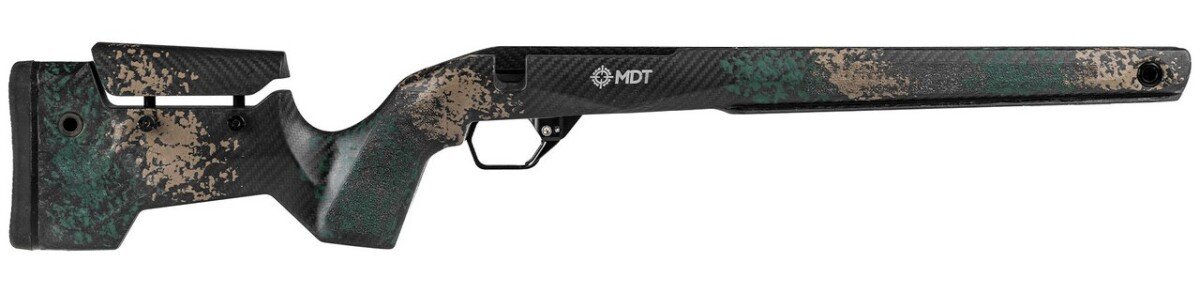 Produktabbildung CRBN Rifle Stock / Tikka LA / Hunter Bottom Metal / Highland Green Flat Dark Earth