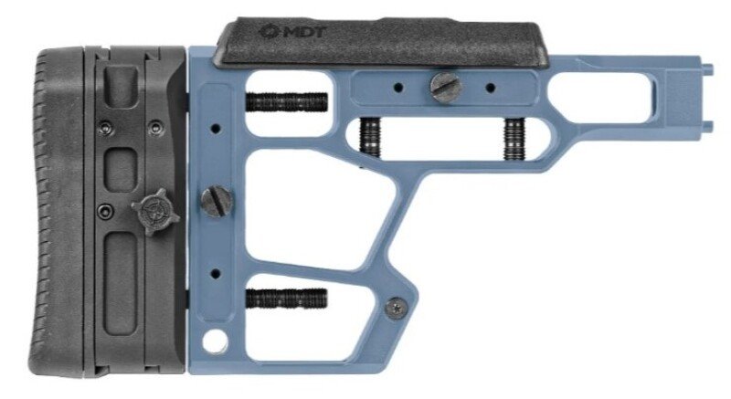 Produktabbildung Skeleton Rifle Stock-X Elite Gen2 / Titanium Blue