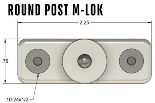 Produktabbildung Link System / Round Post M-LOK (RPM)