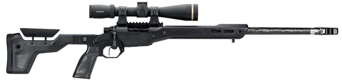Produktabbildung HNT26 Chassis System / Tikka T3 SA / ARCA / Klappschaft / Black Carbon Fiber