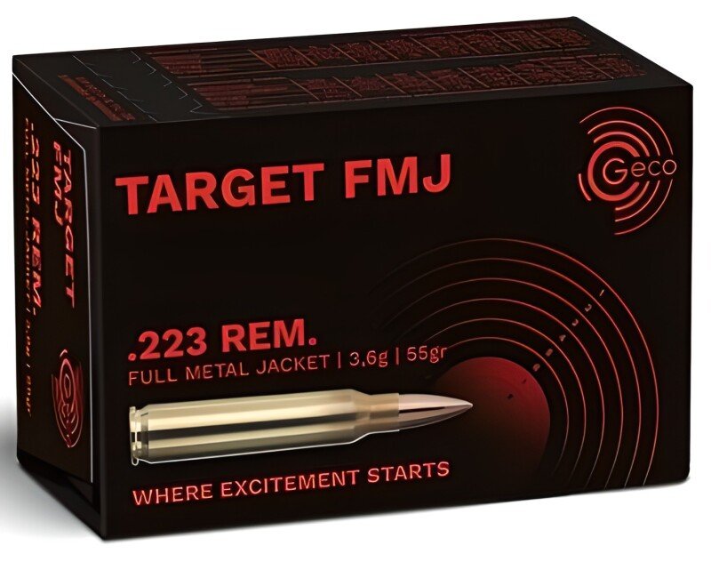 Produktabbildung .223 Rem TARGET FMJ / 55gr / 50 Schuss