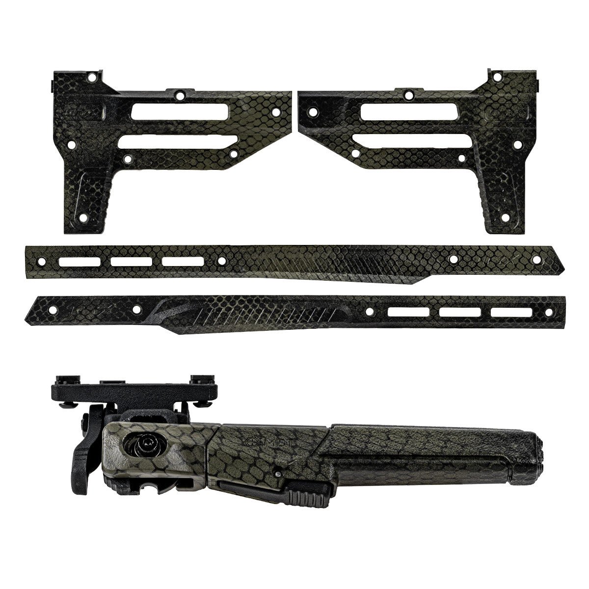 Produktabbildung Oryx Anniversary Edition Bipod & Panels / M-LOK Bipod / Rattle Can ODG