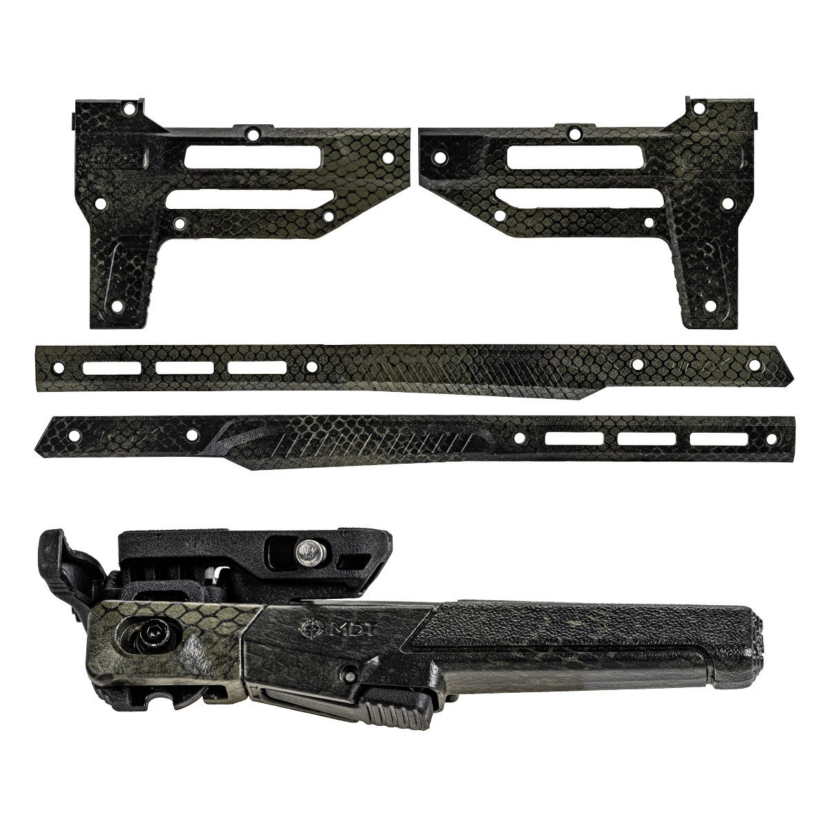 Produktabbildung Oryx Anniversary Edition Bipod & Panels / Swivel Stud Bipod / Rattle Can ODG