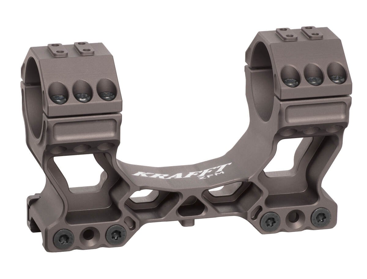 Produktabbildung Blockmontage PV4 ultraleicht / 36mm Mittelrohr / 0 MOA / Titangrau matt