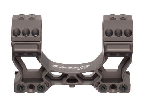 Produktabbildung Blockmontage PV4 ultraleicht / 36mm Mittelrohr / 0 MOA / Titangrau matt