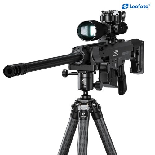Produktabbildung SA-324CL Carbon-Dreibeinstativ mit Kugelkopf MK-40 und Gewehrklemme GS-3